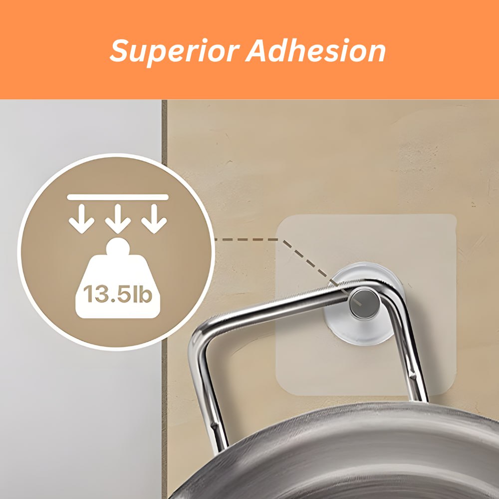 No-Drill Adhesive Wall Hooks